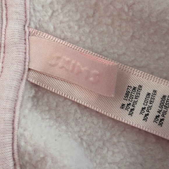 SKIMS Cozy Fleece Womens 4X Light Pink Full Zip Hoodie Oversized Loungewear Soft - Picture 3 of 6